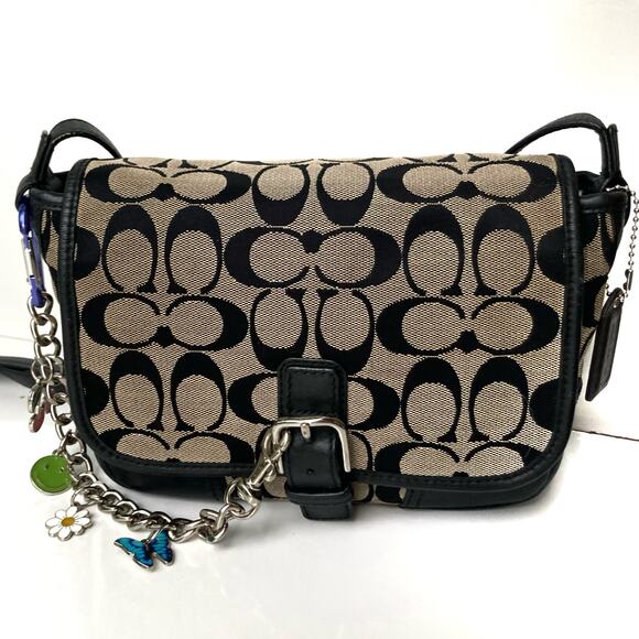 Coach Hadley Signature Crossbody with Handmade Charm | Y2K Monogram Fall Edit - Picture 1 of 16